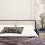 现代简约床JY-9053