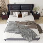 现代简约床JY-9051