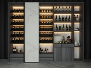 意式极简酒柜