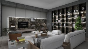 台式极简电视柜