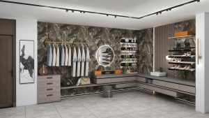 台式极简更衣室