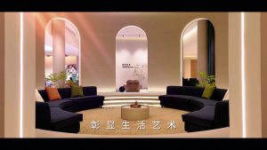 弧线之美，舒适之选——简一家居圆弧布艺沙发